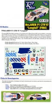 McLaren GTR LT Fina 1997, kit